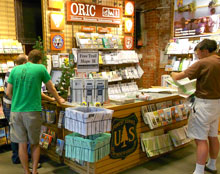 ORIC desk at REI in downtown Denver