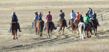 Horseback riders, Chatfield State Park