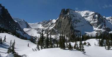 Notchtop Mountain in Rocky Mountain National Park